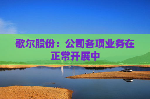 歌尔股份：公司各项业务在正常开展中