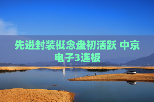 先进封装概念盘初活跃 中京电子3连板