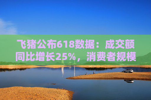 飞猪公布618数据：成交额同比增长25%，消费者规模增长约30%