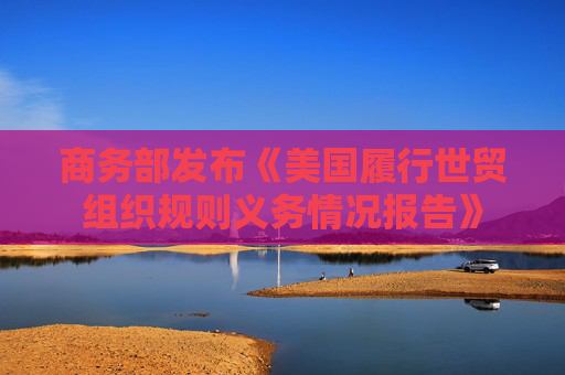 商务部发布《美国履行世贸组织规则义务情况报告》