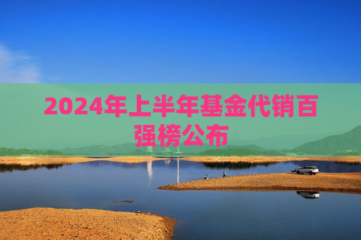 2024年上半年基金代销百强榜公布