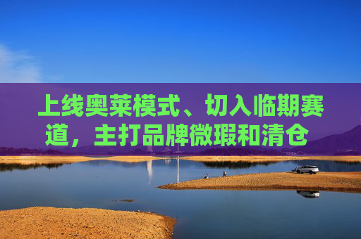 上线奥莱模式、切入临期赛道，主打品牌微瑕和清仓 闲鱼B2C更进一步？