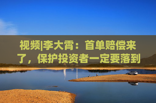 视频|李大霄：首单赔偿来了，保护投资者一定要落到实处