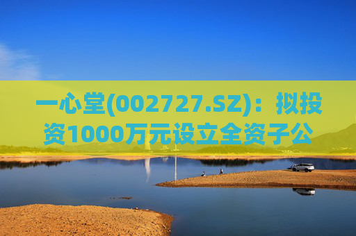 一心堂(002727.SZ)：拟投资1000万元设立全资子公司