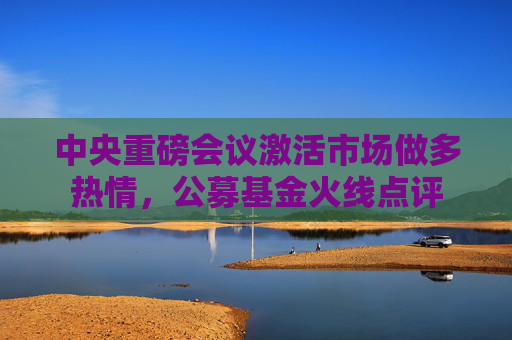 中央重磅会议激活市场做多热情，公募基金火线点评