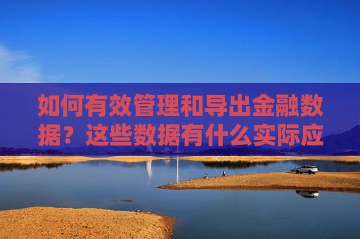 如何有效管理和导出金融数据？这些数据有什么实际应用价值？